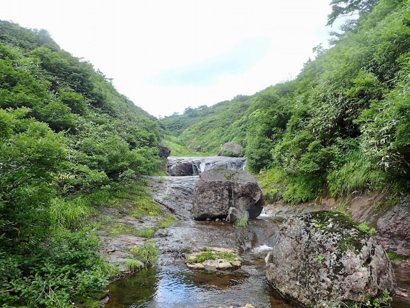 階段状のナメ　綺麗だ