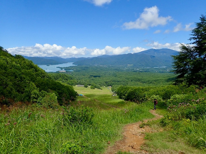 裏磐梯スキー場を下る