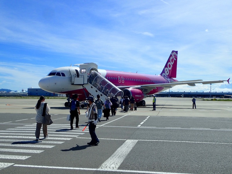 関空からピーチに乗る