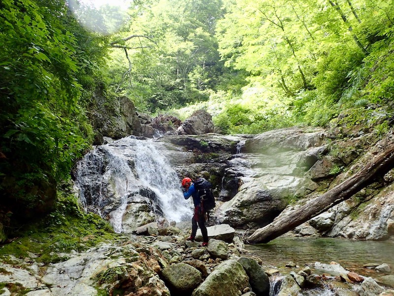 登れる滝ばかりだ