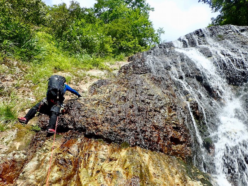 宮城・船形山大倉川 鬼口沢下降〜笹木沢　１泊2日沢登り