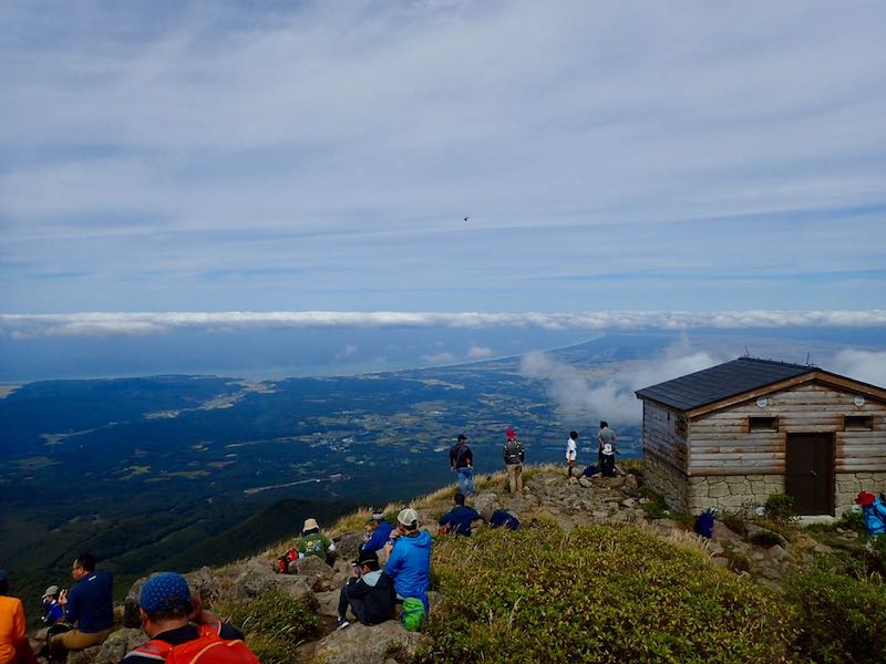 日本海が見える