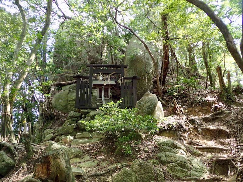 笹間ヶ岳山頂直下