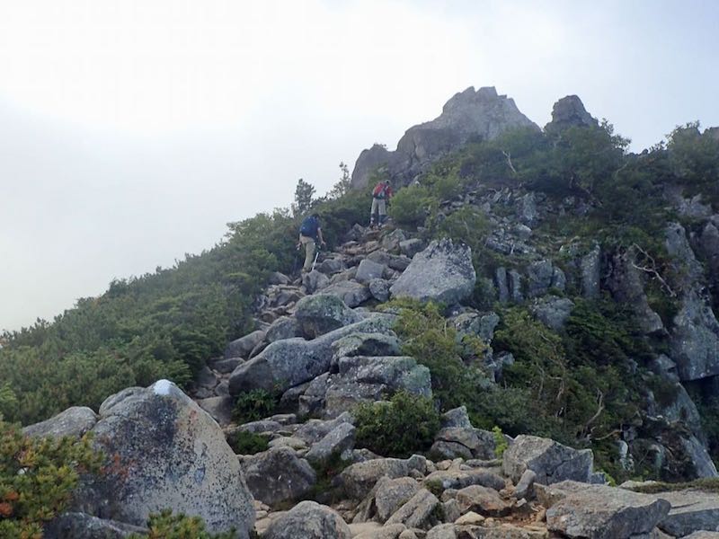 ガスが出て来た