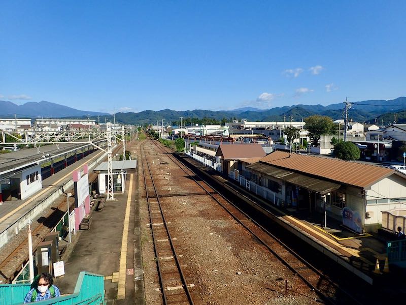 相生駅でわたらせ渓谷鉄道に乗り換え