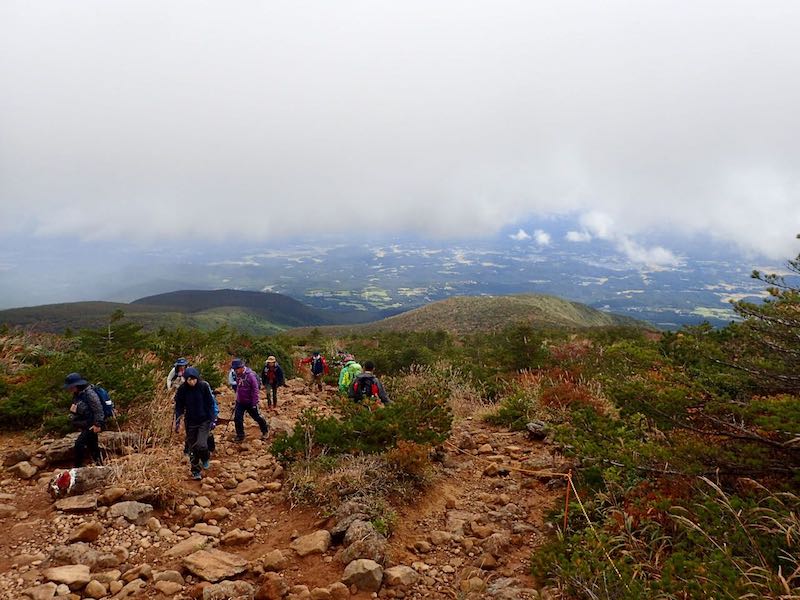 ゴンドラ山頂駅へ