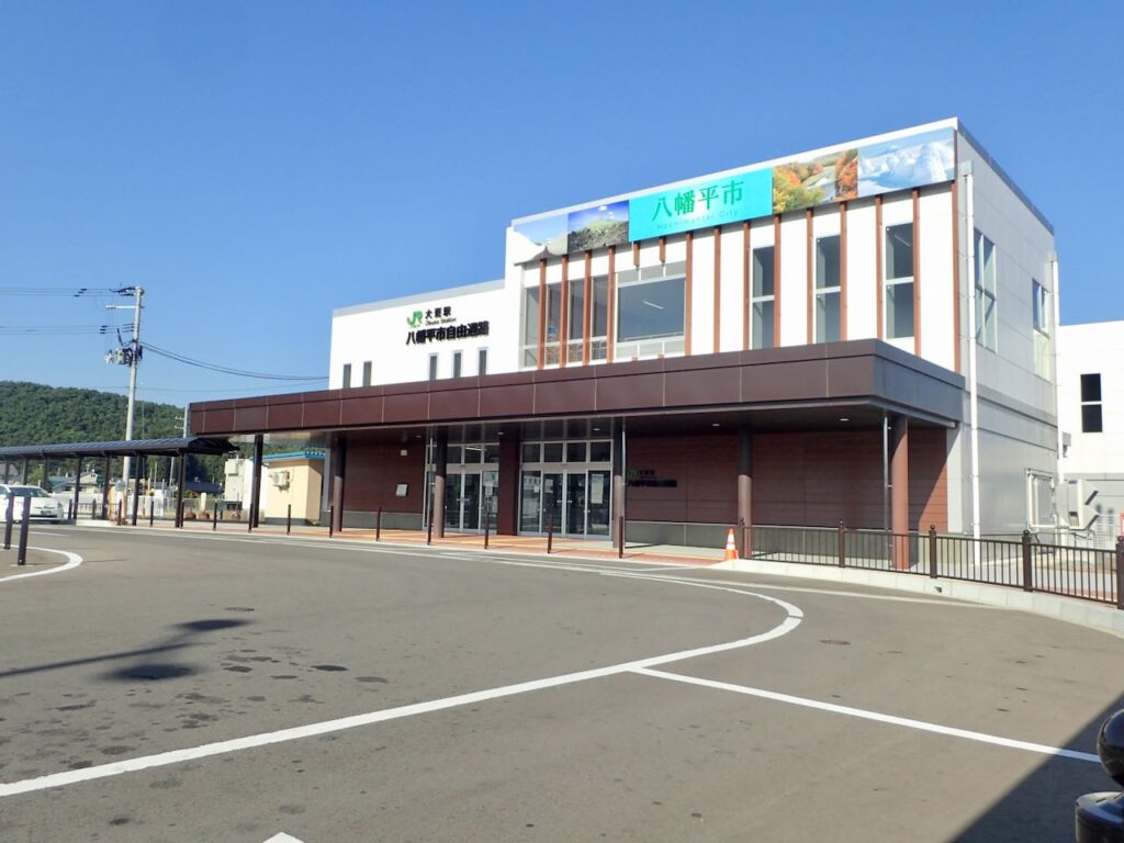 タクシーでJR大更駅へ
