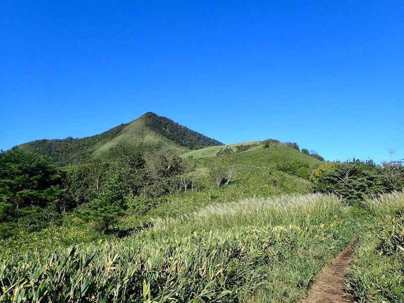 下蒜山五合目で視界が広がった-わーっ！