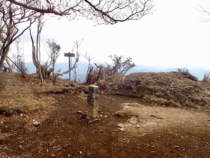 古祖母山の山頂