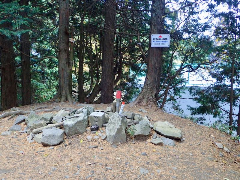 大比叡の山頂