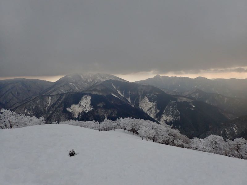 雨乞岳、鈴鹿方面