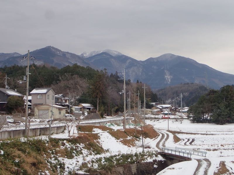麓からの綿向山
