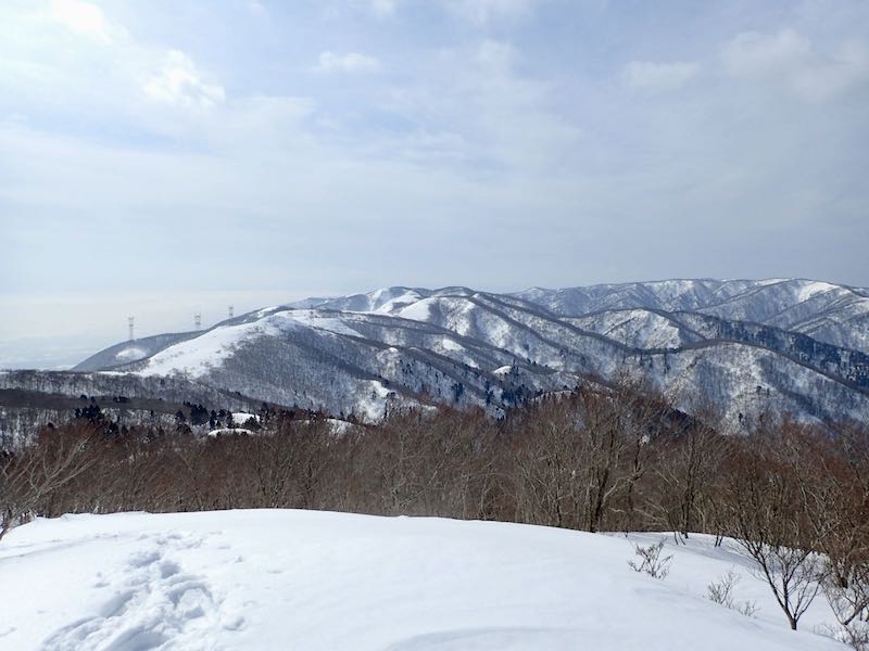 赤坂山方面の眺望