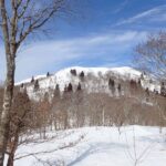 武奈ヶ岳が姿を現した